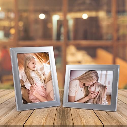Giftgarden 5x7 Picture Frame Silver Set of 12, Multi Modern 5 by 7 Photo Frames Bulk for Wall or Tabletop Display - Image 4