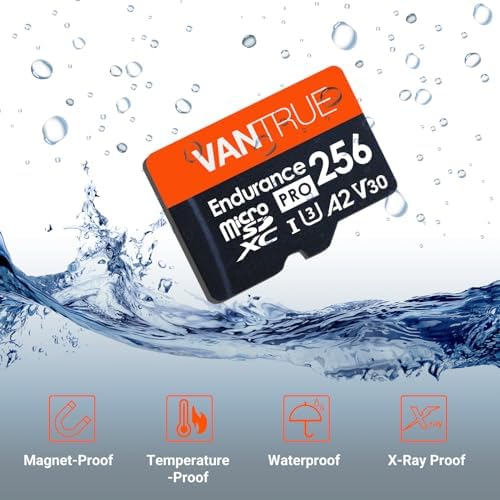 Vantrue 256GB microSDXC UHS-I U3 4K Memory Card with Adapter for Dash Cams - Image 5