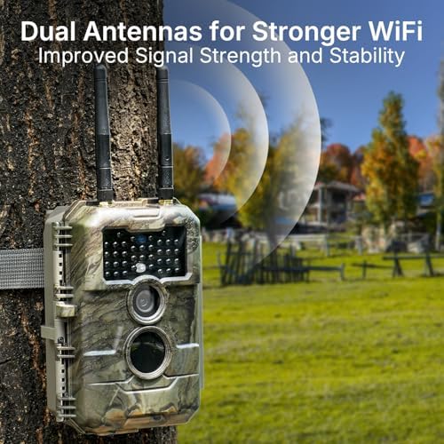 GardePro E6 2.0 Pro WiFi Trail Camera, 4K Video, Rechargeable Battery - Image 2