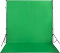 Green Screen Backdrop 6x9ft Photo Backdrop Chromakey Muslin Portrait Green Backdrop for PS Keying/Video Creation/Studio Portrait Shoots by HMTFOTO
