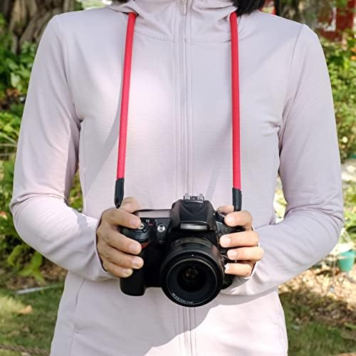 VKO Vintage Camera Neck Strap,Nylon Rope Camera Shoulder Straps for Photographers Film DSLR - Image 4