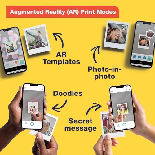 Instax Square Link Smartphone Printer Starter Kit - Ash White with Album and Instax Square Film (10 Exposures) - Image 3
