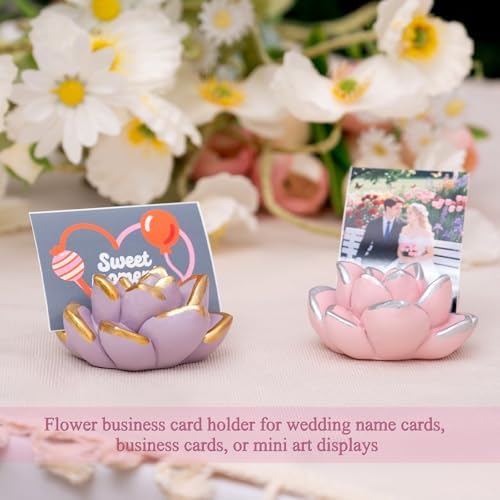 Succulent Business Card Holders Display Stand Desk Organizer - Image 6