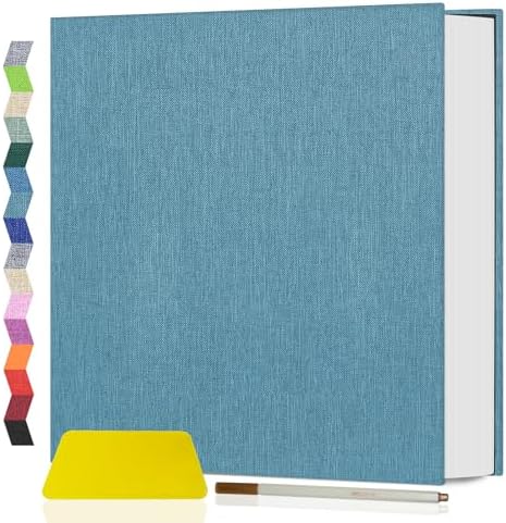 Popotop Photo Album Self Adhesive Scrapbook Album for 4x6 5x7 8x10 Pictures DIY Photo Book as Scrapbooking Supplies Kits, Birthday Gifts for Women Mom Wedding Baby Family Travel by Popotop