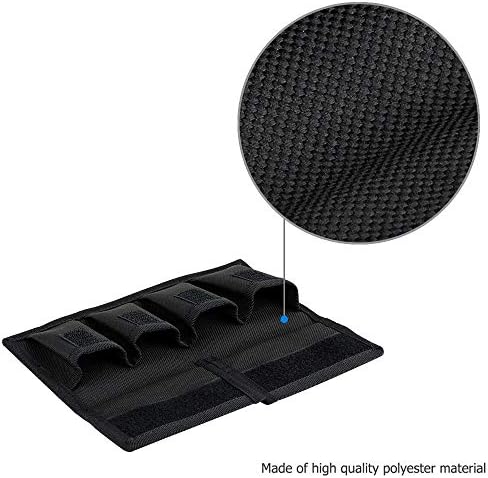 JJC Camera Battery Case Holder, Storage Pouch for 4 x NP-FW50 LP-E17 LP-E6 - Image 5