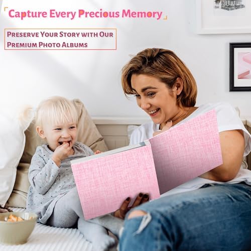 Artfeel Photo Album Self Adhesive Scrapbook,60 Pages Large Photo Book for 4x6,5x7,8x10 Pictures,DIY Album for Baby Wedding Family Travel Birthday,with Metallic Pen and Scraper - Image 6