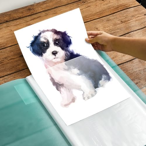 Henoyso 60 Pages Diamond Painting Storage Book A2 A3 Art Binder,Green - Image 2
