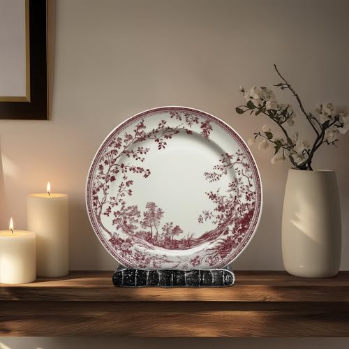 BEGINS 8 Inch Hand-Forged Plate Stand, Vintage Black Metal Photo Frame Display Stand, Tabletop Decorative Stand for Plater, Picture Frame, Book - Image 5