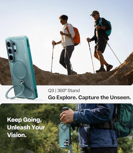 TORRAS Q3 Air for Samsung Galaxy S26 Ultra Case with Stand, Glacier Sprint - Image 4