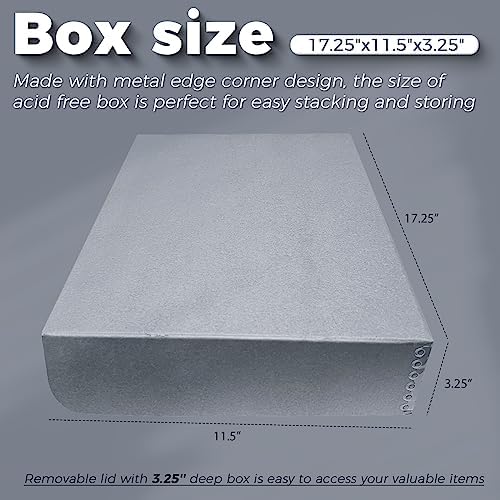 Lineco, 11x17 Clamshell Archival Folio Storage Box, 3" Deep - Image 3
