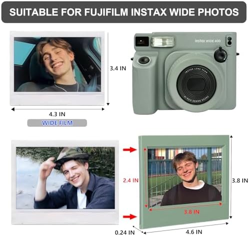 CAIYOULE Photo Frame for Fujifilm Instax Wide Instant Film Photo - Image 3