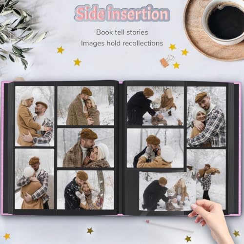 Popotop 4x6 Photo Album 600 Pictures, Linen Hardcover, Reinforced Spine - Image 5
