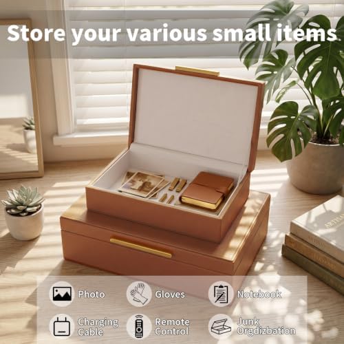 Decorative Storage Boxes with Lids Set-2 Store Photos, Letters Memory Box - Image 4