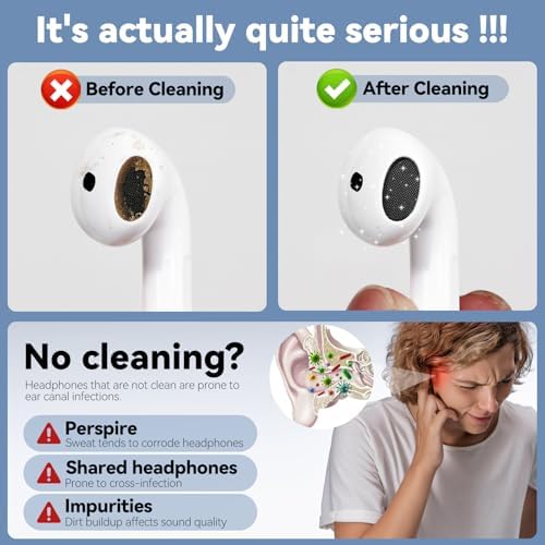 for AirPods Cleaning Kit with Cleaner Pen&Cleaning Putt-White - Image 5