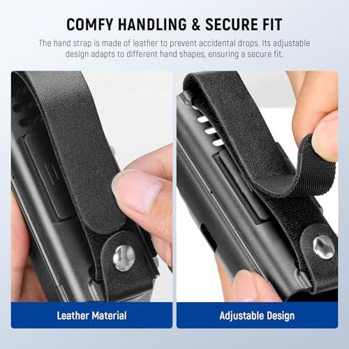 NEEWER Basics Protective Case with Hand Strap, Compatible with DJI Osmo Pocket 3, Pocket 3 Creator Combo Accessories, Extension Handle, Housing Extension Frame, Cold Shoe, Type C Port, SD Card Slot - Image 5