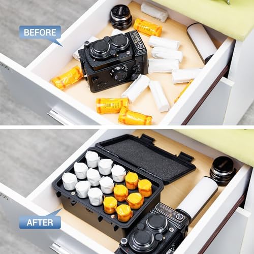 JJC Hard Stable 12 Film Case Holder, IP67 Waterproof Sturdy Secure - Image 5