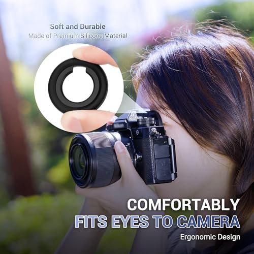 JJC 2-Pack DK-33 Round Eyecup Eyepiece Viewfinder for Nikon Zf Z8 Z9 Camera - Image 4