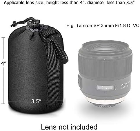 Selens Protective Neoprene Lens Pouch for DSLR Camera Lens - Image 2