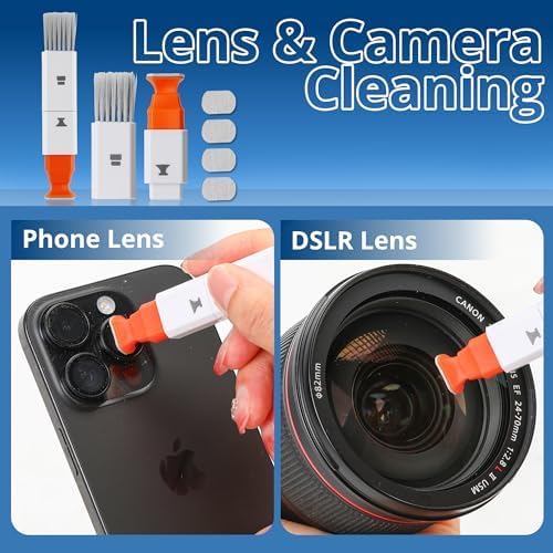 Upgraded Keyboard Cleaning Kit, 32PCS Electronics Cleaner Tool with Dust Cleaning Putty, Microfiber Cloth, Wipes-Cleaning Set for iPhone, AirPods, iPad, Laptop, PC Screen, Monitor, Camera - Image 3