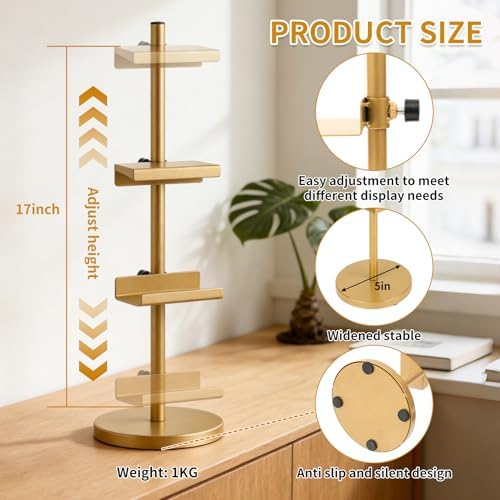 18''Adjustable Tabletop Easel Stand, Picture Easels for Display-Gold - Image 3