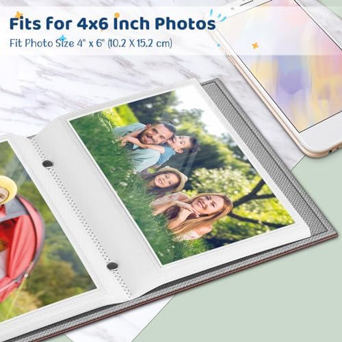 Fintie Photo Album 4x6 Photos - 52 Pockets Small Wallet Albums For Family - Image 2