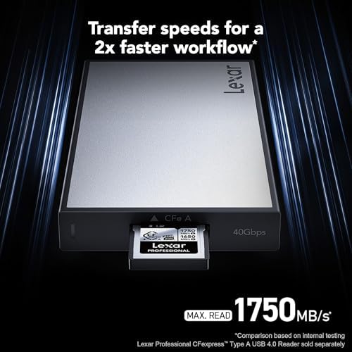 Lexar 2TB CFexpress Type A Silver 4.0 Card, 1750/1650 MB/s, 8K Video - Image 2