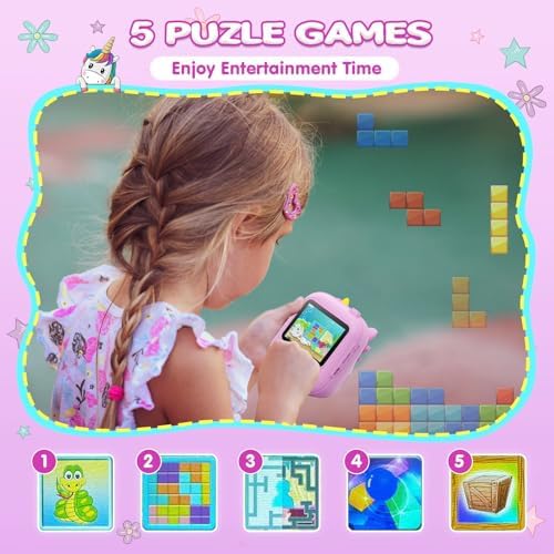 Kids Instant Print Camera, 1080P HD Video & 2.4" Screen Toy Camera | Includes 32GB Card & Print Paper, Inkless Print, 16X Zoom, Christmas Birthday Dinosaur Gifts for Boys Girls Age 3-12 - Image 5