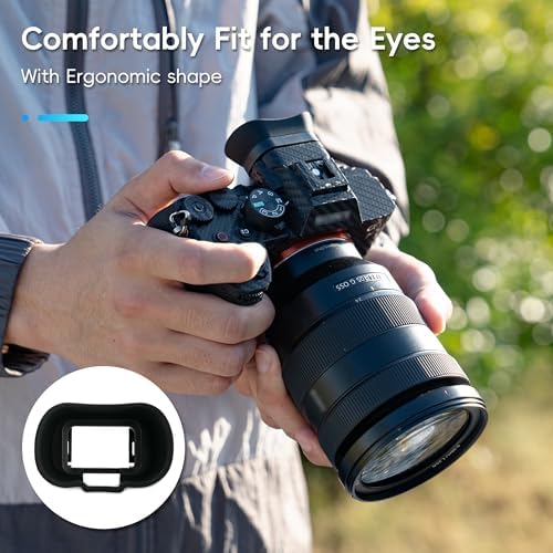 Extended A7R VI A7V A7R V A7IV Eye Cup, Replace Sony FDA-EP19 Eyepiece Cup - Image 4