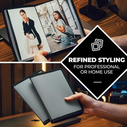 Dunwell 5x7 Photo Album & Art Portfolio Binder, 24 Sleeves, 2-Pack - Image 5