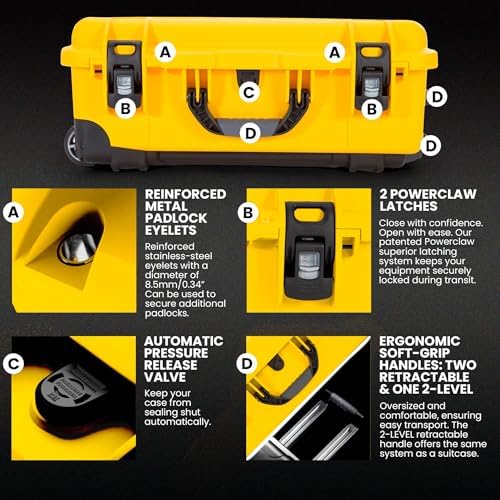 NANUK 935 Pro Photo Kit Camera Case, Waterproof Wheeled Hard Case, Carry-On - Image 5
