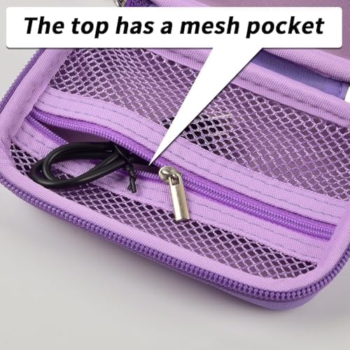 Digital Camera Case for Travelers & Vloggers, Case Only, Purple - Image 4