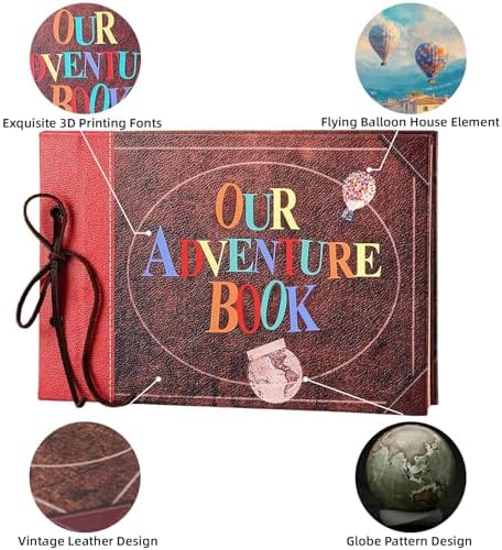 Our Adventure Book Scrapbook Photo Album, Personalized Gifts 10.5*7 - Image 4