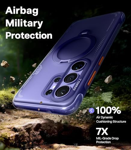 TORRAS Q3 Air for Samsung Galaxy S26 Ultra Case with Stand, Violet Surge - Image 3