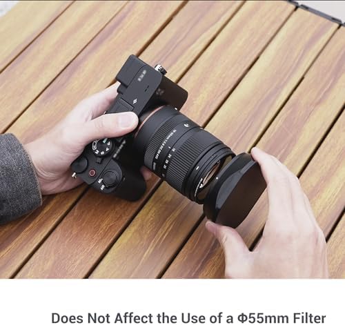 JJC Metal Square Lens Hood for Sigma 18-50mm f/2.8 DC DN Contemporary Lens - Image 6