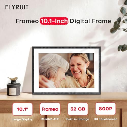 Frameo 10.1" Digital Picture Frame WiFi 32GB, Birthday Gifts for Mom, Women - Image 2