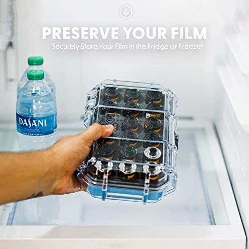 Evergreen 35mm Film Storage Case | Holds 18 Rolls | Preserve and Protect Your Film | Waterproof, Crushproof, & Freezer-Safe (Film Not Included) (Blue) - Image 2