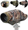 NEEWER PB019 Camera Rain Cover XL Large Waterproof Raincoat Protective Cover for Canon Sony Nikon Fujifilm DSLR Camera & Lenses up to 800 mm Double-Sided Camouflage Green Nylon by Neewer