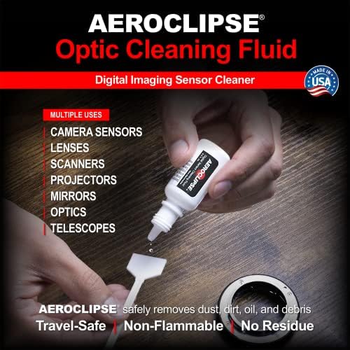 Photographic Solutions Digital Survival Kit - Type-4 (33mm) Sensor Swabs, PEC-PAD Photo Wipes, E-Wipe Packet, Aeroclipse Optic Cleaner Non-Flamable Solution - Camera Cleaning Kit with Travel Bag - Image 5