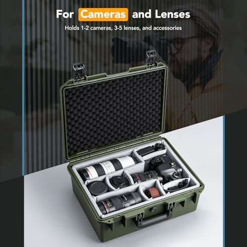 Lykus PVC1 Hard Case with Dividers for Cameras,Lenses,DJI Mavic/Air/Mini - Image 2