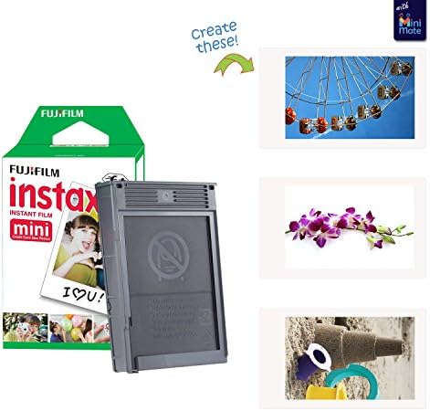Fujifilm Instax Mini 12 Instant Camera + Minimate Custom Case + Fuji Instax Film 20 Sheets Twin Pack (Pastel Blue) - Image 4