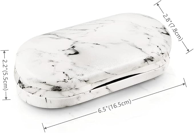 AITIME 2 in 1 Contact Lens and Glasses Case Combo,Contact Travel Case Kit | Double Sided Eye Contact Case with Remover Tool,Storage Organizer Accessories,Cute Eyeglasses Case with Contact Holder - Image 6