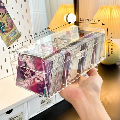 2x3 Photo Storage Box Clear Acrylic Organizer for Kpop & Instax Mini - Image 2