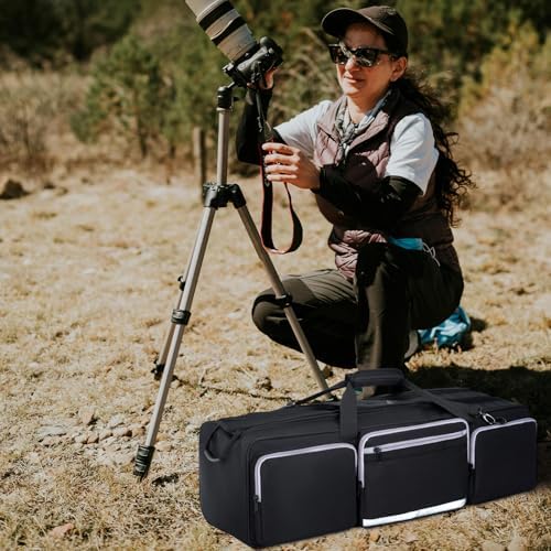 Tripod Carrying Case, 30.7" Heavy Duty Tripod Bag with Padded Divider - Image 6