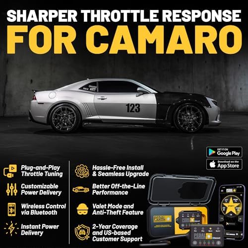 PEDAL COMMANDER for Chevrolet Camaro 2016-2024 Throttle Response Controller - Plug-and-Play, 36 Driving Settings & App Control, Throttle Controller Upgrades, Camaro Accessories - Image 2