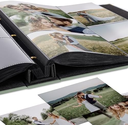 Beautiful Linen Photo Album For 4x6 Photos - Holds Up To 500 Pictures - Image 6