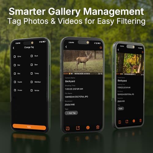 GardePro E6+ WiFi Bluetooth Trail Camera, Dual Antennas - Image 6