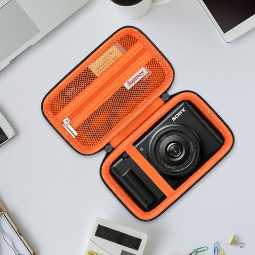 Hard Travel Case for Sony ZV-1, ZV-1F, ZV-1 II Digital Camera,Orange - Image 7
