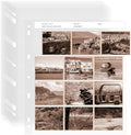 120 Film Negative Sleeves Archival Storage Pages, 25 Pack by XUGONPOTO