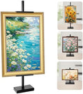 AZEAM 29" Adjustable Tabletop Easel Stand, Black Metal Easel for Display by AZEAM