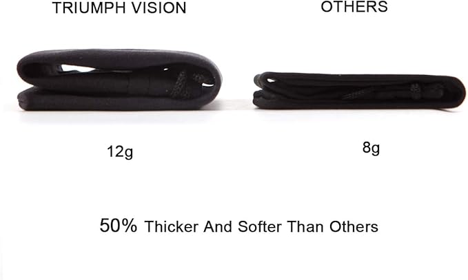 TRIUMPH VISION Glasses Case Soft Eyeglass Case Sunglass Pouch Cloth 3 Pack | Thick Microfiber Pouch Drawstring Pouch Eye Glass Bag Sunglasses Sleeve Storage, Lens Protection Cover,Cleaning Lens Screen - Image 3